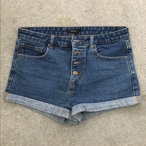 High waisted shorts